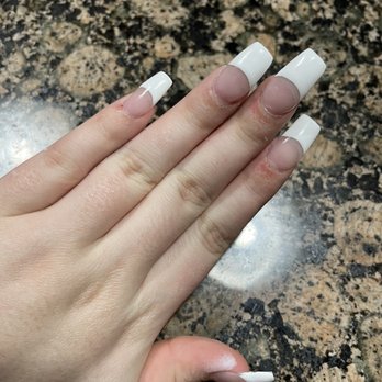 iNails - Poor paint, job, thick, nails, uneven. - Nail Salons Near Me - Simi Valley, California