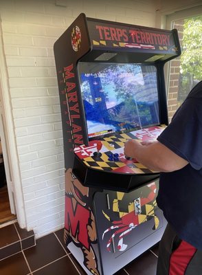 4 Player Arcades - We are the only arcade company that offers a gun kit arcade. We call it a Light Blaster!
We have a virtual pinball machine that has all the bumps and vibrations and feedback of a real pinball machine but in virtual format. This machine is also a multi game system.
We offer FREE shipping to the lower 48 states. We have a 3 year warranty.
Our flag ship arcade the TR-2 Stand Up comes with a 43” BIG Screen. That’s pretty cool.
We have 24/7 LIVE tech support. To help customers with issues or how to navigate our systems.

 

Tom is our Tech Genius so I’m sure he can offer more info too.

 

Our machines are commercial grade so they are made for bars and restaurants and are built to last a lifetime.

 

On certain game packages you can save high scores and make a favorites list. This is another great feature that we offer.

 

All games are the original versions with original sounds and music.

 

We offer LED light strips on some of our models and they all come with a speaker system with amp to adjust tremble etc.

 

We’ve sold to high clientele like Tracy McGrady, Post Malone, Vince Vaughn etc.


We have machines in Google Break Rooms, Universities, Military Bases, Hospitals etc.

 

We’ve been in business over 10 years so we have experience in this market and bring an overall kick ass product to the arcade industry.


We offer Custom Artwork for all of our machines, so customers can customize their machine to look how ever they want. This is a great bonus option.

 
We have the largest selection of arcades and pinballs in the industry.