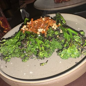 Prime 131 - broccolini with bacon - Steakhouses Near Me - Houston, Texas
