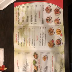 Hibachi Express - Inside of menu