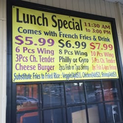 Mani Mani Hot Wings and Grill - Lunch special