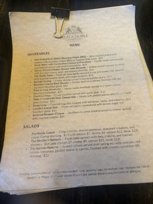 Menu photo 2 Neat & Noble Summerville, SC