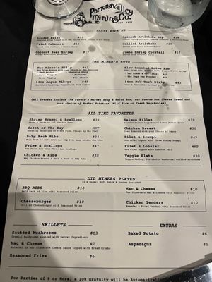 Menu photo 5 Pomona Valley Mining Co Pomona, CA