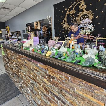 Magic Moon Gemstones - Front counter - Gemstones & Minerals Near Me - Windcrest, Texas Magic Moon Gemstones - Front counter - Gemstones & Minerals Near Me - Windcrest, Texas