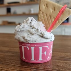 Tifa Chocolate & Gelato - Cherry Chocolate Chip small cup IG| poprockphotography