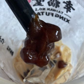 Xing Fu Tang - old, soggy over-cooked boba - Bubble Tea Near Me - Milpitas, California