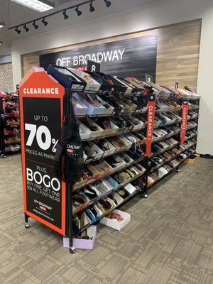 off broadway shoes credit card