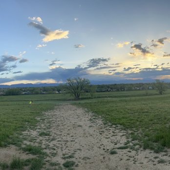 Coal Creek Disc Golf Course - Panoramic photo at overlook, Hole 4 - Disc Golf Near Me - Erie, Colorado Coal Creek Disc Golf Course - Panoramic photo at overlook, Hole 4 - Disc Golf Near Me - Erie, Colorado