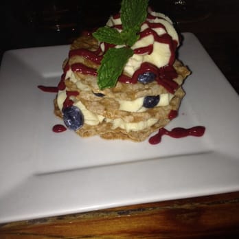 Painted Pony - Layered cheese-cake - a creative (and delicious) take on cheesecake that gave the classic desert a welcome texture and crunch. - New American Near Me - Saint George, Utah