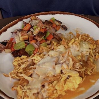 Bridges Restaurant & Bar - Chicken chiliquiles - American Near Me - Danville, California Bridges Restaurant & Bar - Chicken chiliquiles - American Near Me - Danville, California