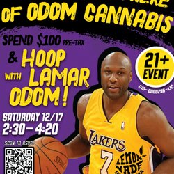 Lemonnade - Pacoima - THIS SATURDAY 12/17 @ Lemonnade Pacoima: LAMAR ODOM is coming to Lemonnade Pacoima for the global premiere of ODOM CANNABIS.