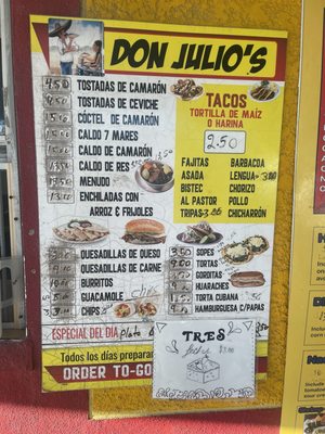 Menu photo 2 Don Julio's Cockteles Wimauma, FL Menu photo 2 Don Julio's Cockteles Wimauma, FL