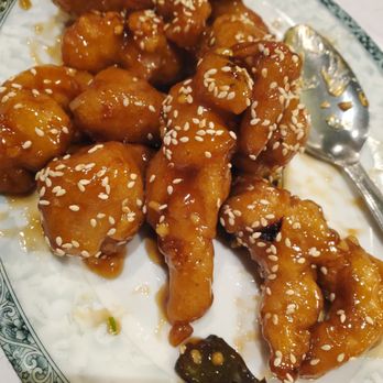 China Palace - Sese chicken (a few bites in) - Chinese Near Me - Walnut Creek, California