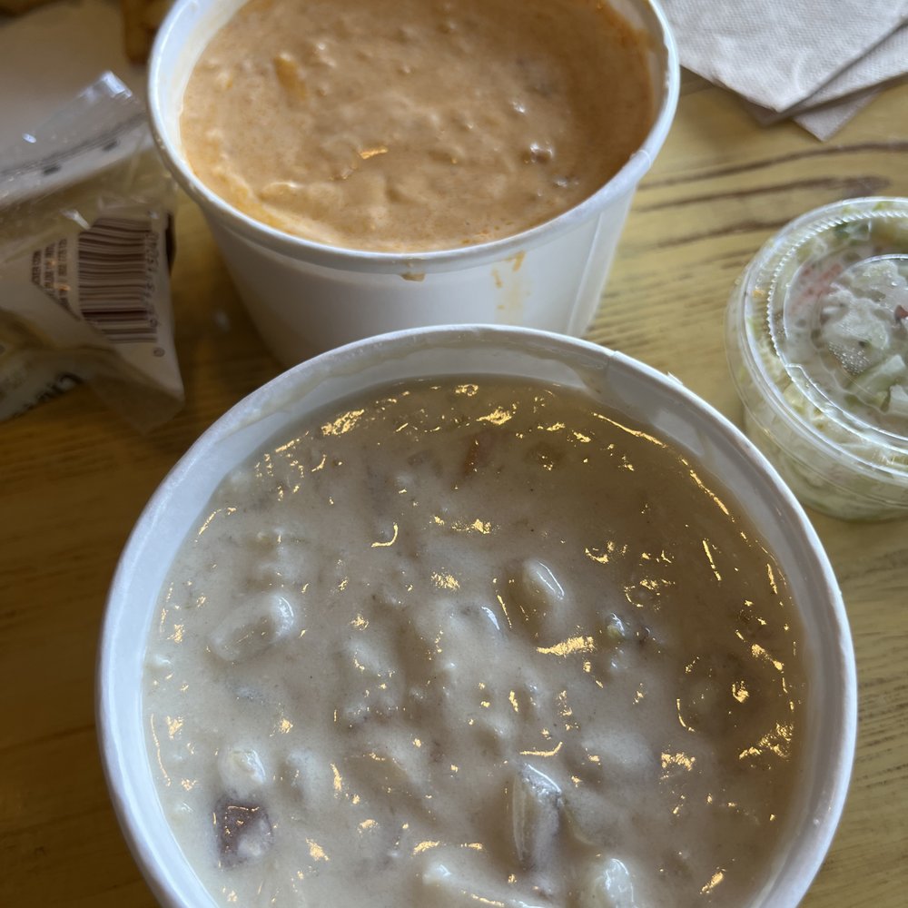 Seafood Sam's - Lobster bisque; fish chowder - Seafood Near Me - Sandwich, Massachusetts Seafood Sam's - Lobster bisque; fish chowder - Seafood Near Me - Sandwich, Massachusetts