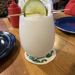 Pig's Pearls - Lime and coconut drink.
