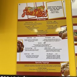 Slaw Dogz - Menu