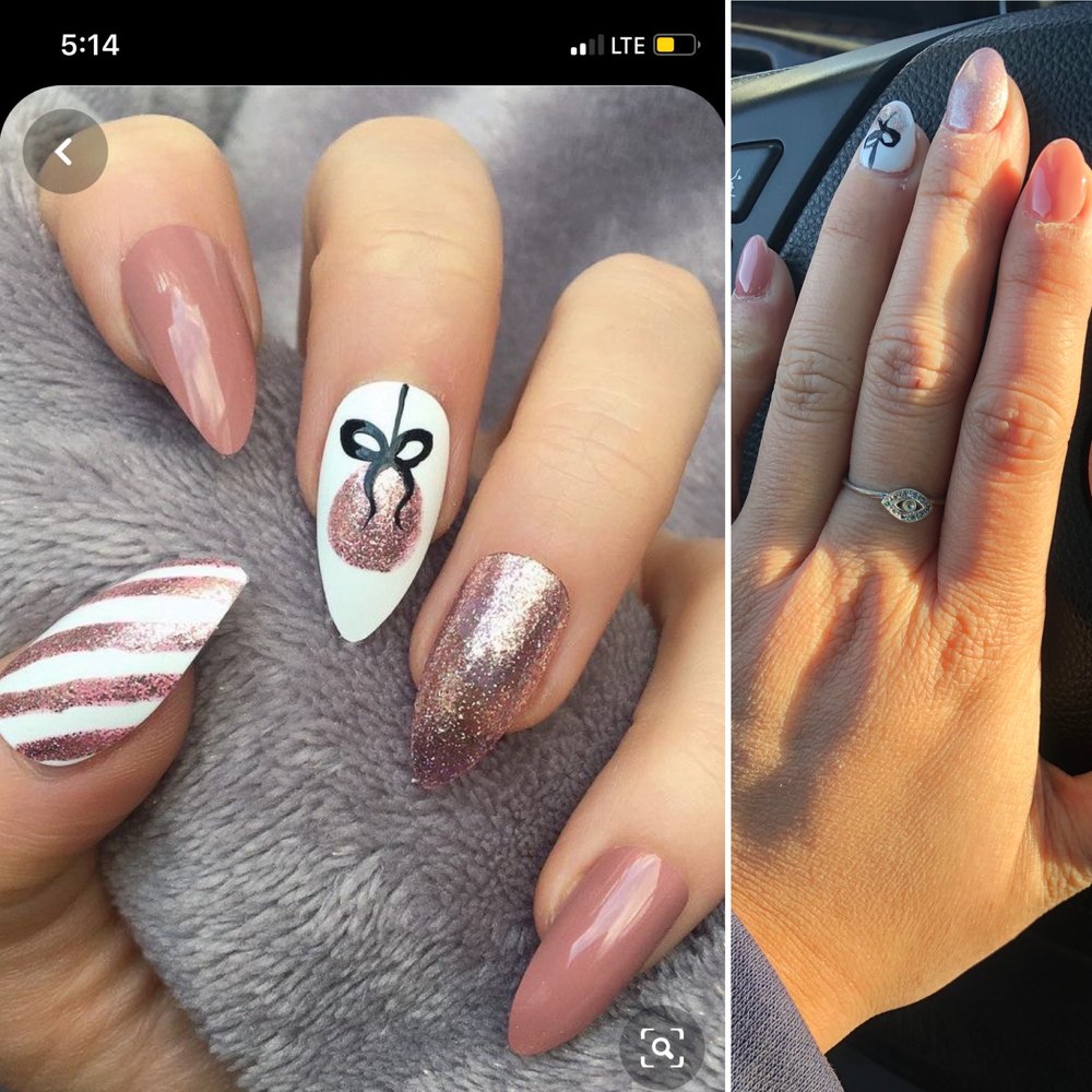 Paradise Nail Artistry - Left: Pinterest; Right: Copy (LOL) :) - Nail Salons Near Me - Bedminster, New Jersey Paradise Nail Artistry - Left: Pinterest; Right: Copy (LOL) :) - Nail Salons Near Me - Bedminster, New Jersey