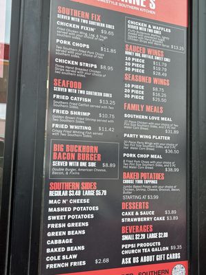 Menu photo 1 Josanne's Homestyle Kitchen Lexington, KY