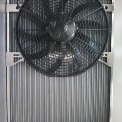 Skips Precision Welding - Arizona Aluminum Radiator with Spal electric fan kit.