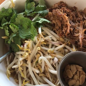 Monkeypod Kitchen - Monkeypod's saimin as plated. $16.95. Whaaaat?! - Hawaiian Near Me - Kapolei, Hawaii