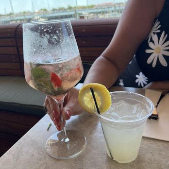Port Marina - Strawberry basil sangria And Lemon Crush - Cocktail Bars Near Me - Cape May, New Jersey Port Marina - Strawberry basil sangria And Lemon Crush - Cocktail Bars Near Me - Cape May, New Jersey