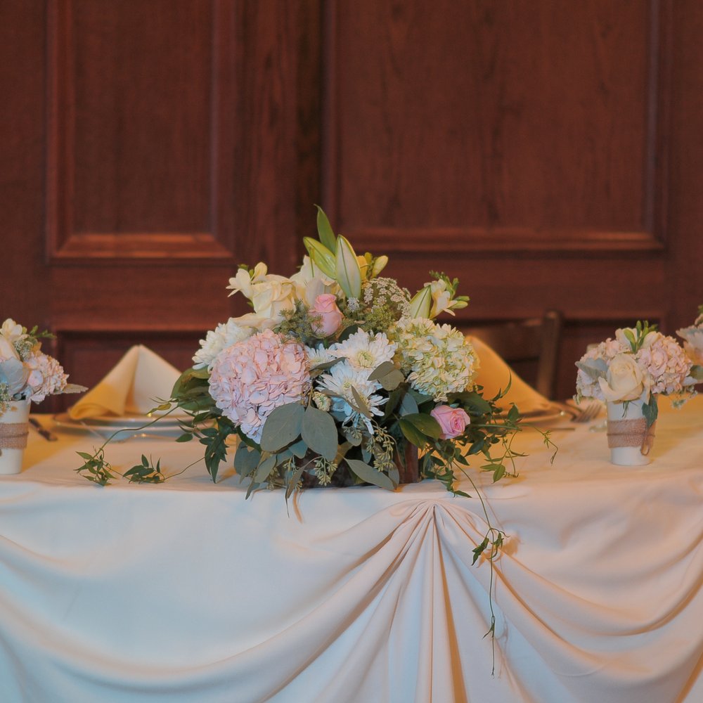 Nancy Arlene Flowers - sweethearts table, Nancy went above and beyond with the small little vases - Florists Near Me Nancy Arlene Flowers - sweethearts table, Nancy went above and beyond with the small little vases - Florists Near Me