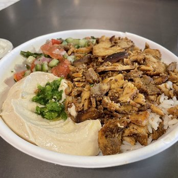FelFel Mediterranean - Spicy Chicken Bowl - Mediterranean Near Me - Denver, Colorado FelFel Mediterranean - Spicy Chicken Bowl - Mediterranean Near Me - Denver, Colorado