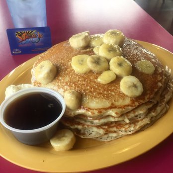 Squeeze In - "Jack Johnson" banana walnut pancake.....full stack - American Near Me - Las Vegas, Nevada Squeeze In - "Jack Johnson" banana walnut pancake.....full stack - American Near Me - Las Vegas, Nevada