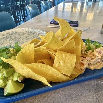 The Collins Small Batch Kitchen - Duo Dip of Guacamole and Pimento Cheese - Bars Near Me - Phoenix, Arizona