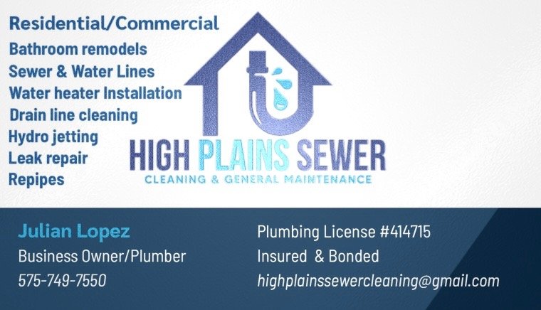 Slide of High Plains Sewer Cleaning & General Maintenance