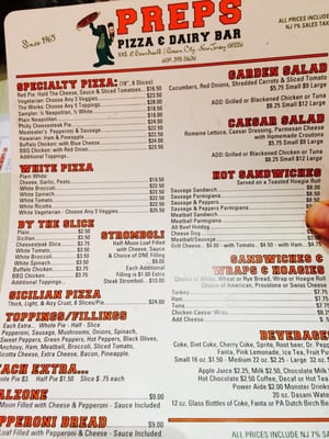 Menu photo 8 Preps Pizzeria Ocean City, NJ Menu photo 8 Preps Pizzeria Ocean City, NJ