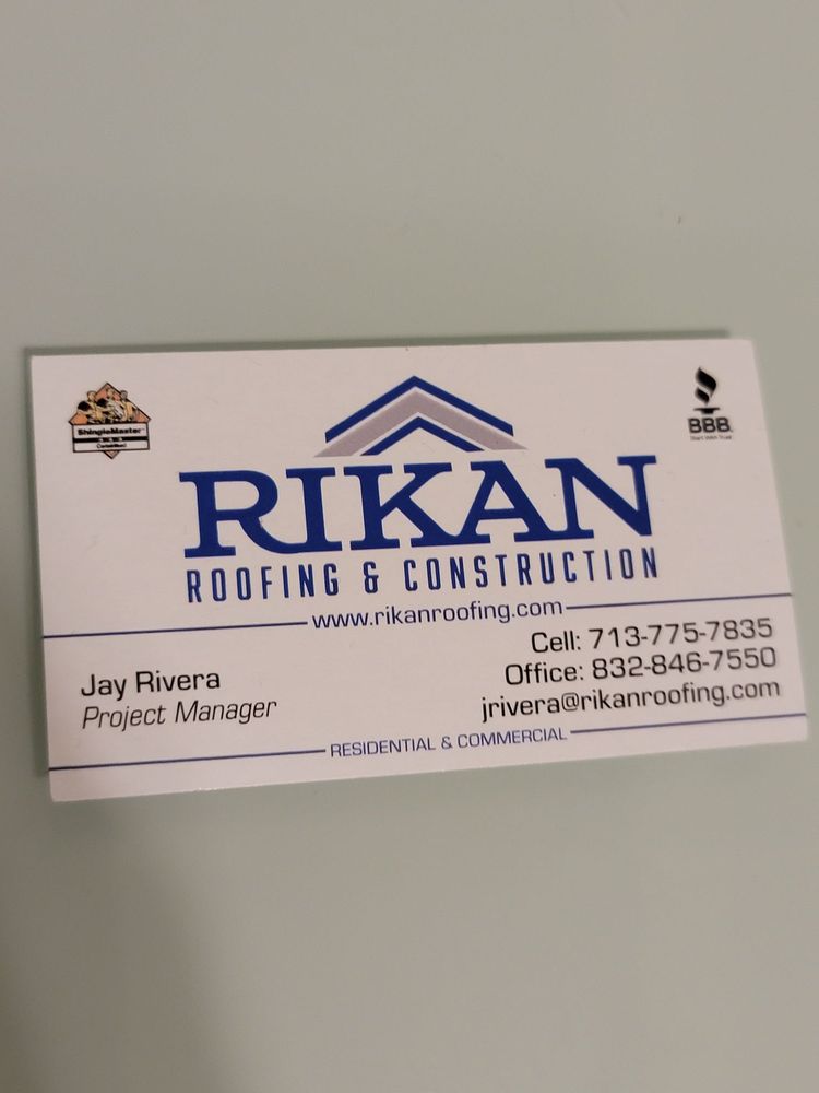 Slide of Rikan Roofing and Construction