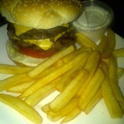 Sundance Kid Bar & Grill - Double Cheese Burger and Fries - $6.45