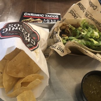 Chronic Tacos - Chips & salsa and chicken taco - Mexican Near Me - Alpharetta, Georgia Chronic Tacos - Chips & salsa and chicken taco - Mexican Near Me - Alpharetta, Georgia