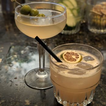 Perfectly Fine - Dirty, Dirty (left), Tequila Drink (right) - Lounges Near Me - Nashville, Tennessee Perfectly Fine - Dirty, Dirty (left), Tequila Drink (right) - Lounges Near Me - Nashville, Tennessee