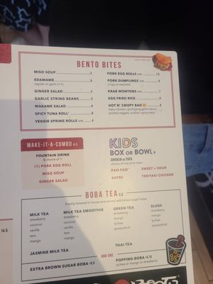 Menu photo 8 Bento Asian Kitchen + Sushi Pembroke Pines, FL