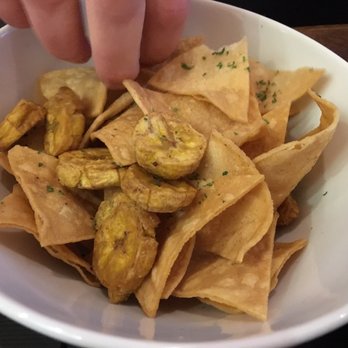 Heaven Restaurant Market - Corn and plantain chips with 4 dips - Venezuelan Near Me - Calgary, Alberta