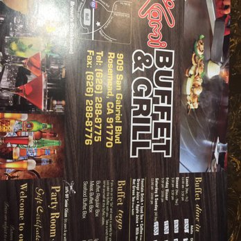 Kami Buffet & Grill - Menu and prices - Buffets Near Me - Rosemead, California Kami Buffet & Grill - Menu and prices - Buffets Near Me - Rosemead, California