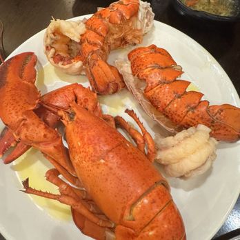Serrano Buffet - You get two lobster tails option to dip in butter and one whole lobster per person each time you go up,but it's still unlimited! - Buffets Near Me - Highland, California Serrano Buffet - You get two lobster tails option to dip in butter and one whole lobster per person each time you go up,but it's still unlimited! - Buffets Near Me - Highland, California