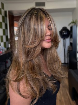 Blonding Services - Customized lightening services designed to add brightness, dimension, and movement to your hair. Whether you’re looking for soft lived-in blonde, dimensional highlights, brighter face-framing pieces, or an overall lighter look, your blonding service will be tailored to your current hair and desired result while keeping hair health in mind. 🤎 Blonding Services - Customized lightening services designed to add brightness, dimension, and movement to your hair. Whether you’re looking for soft lived-in blonde, dimensional highlights, brighter face-framing pieces, or an overall lighter look, your blonding service will be tailored to your current hair and desired result while keeping hair health in mind. 🤎