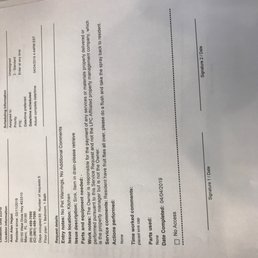 Maintenance requests