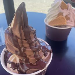 chocolate + pb + shell = OMG chocolate + pb + shell = OMG