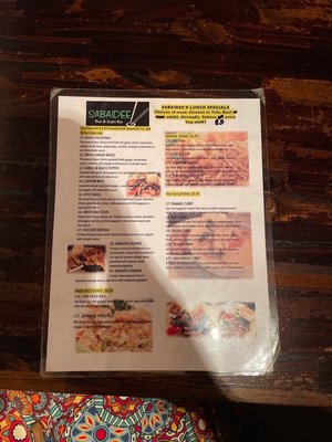 Menu photo 3 Sabaidee Thai & Sushi Bar Salisbury, NC Menu photo 3 Sabaidee Thai & Sushi Bar Salisbury, NC