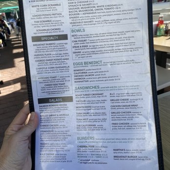 Martha's - Menu - American Near Me - Hermosa Beach, California