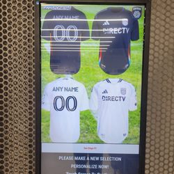 Eighteen Threads - Screen for customizing jerseys - name and number on back