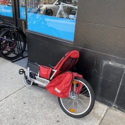 Victory Bicycle Studio - our weehoo bike trailer for the kids, chain kept popping off. they checked the hub, crankset, got it all working super smooth for only $35!