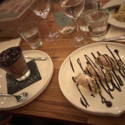 Mousse al Cioccolato and Cannoli