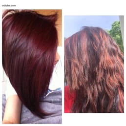 The photo on the left is what I said I wanted, the end results are on the right. NEVER AGAIN The photo on the left is what I said I wanted, the end results are on the right. NEVER AGAIN