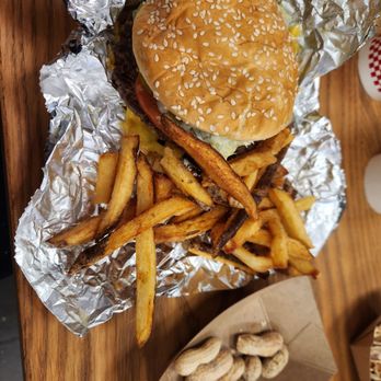 Five Guys - Cheeseburger  and fries - Burgers Near Me - Bridgeton, Missouri