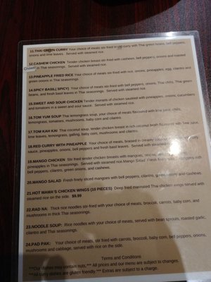 Menu photo 6 Hot Mama Noi's Thai On The Fly Pickering, ON